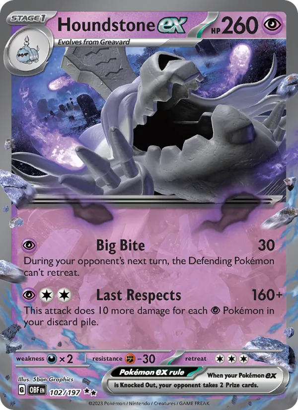 Houndstone ex card