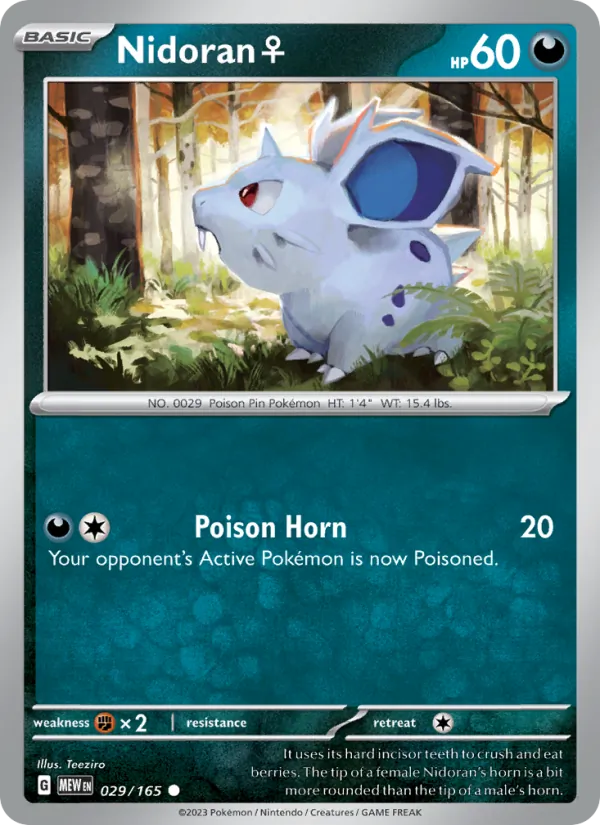 Nidoran♀ card