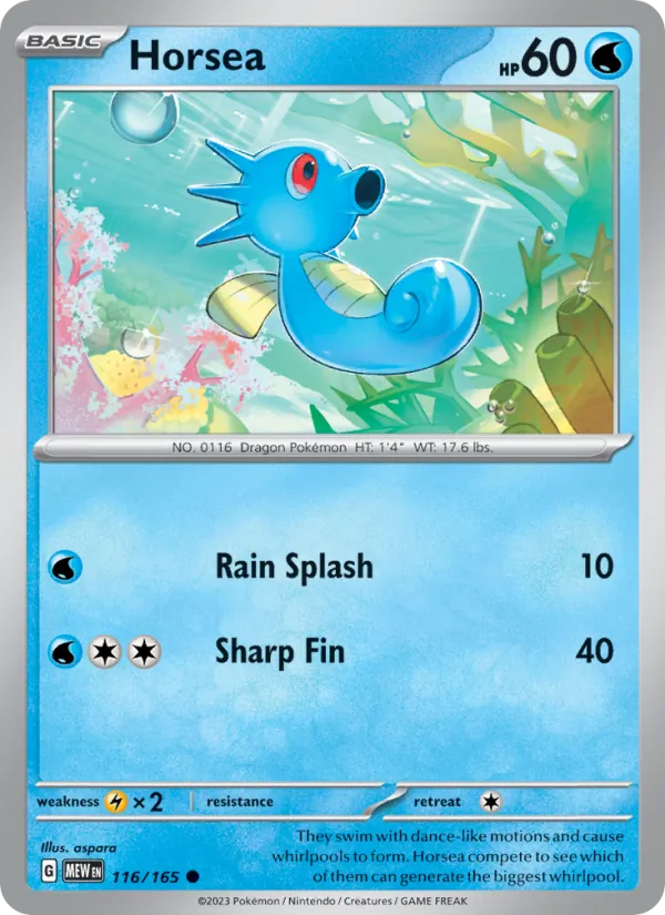 Horsea card