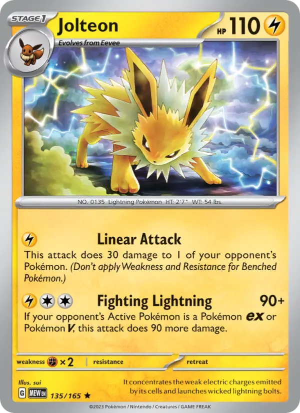 Jolteon card