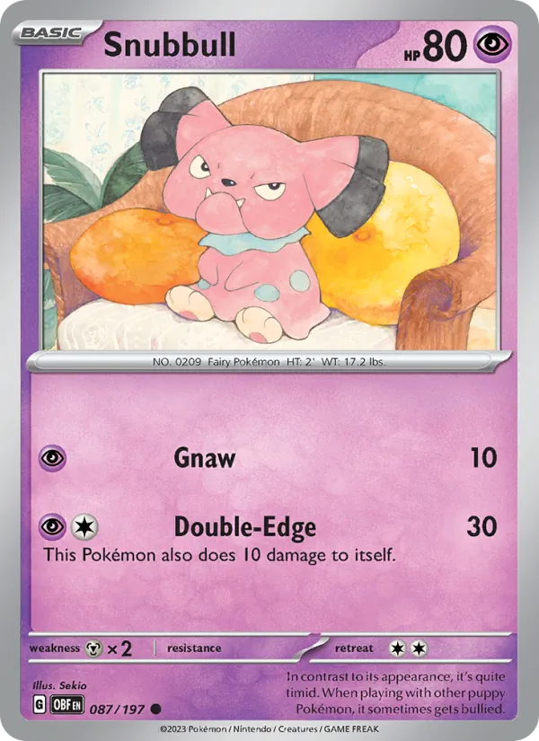 Snubbull card