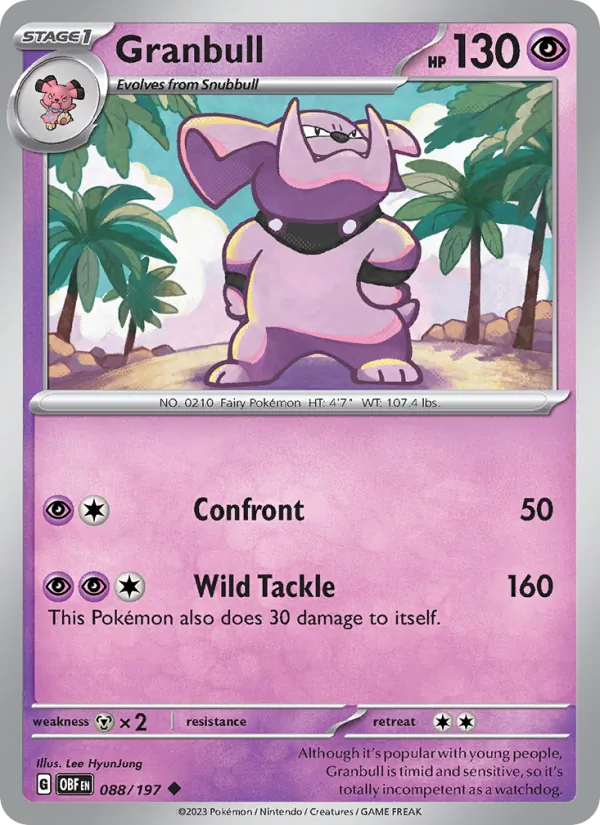 Granbull card