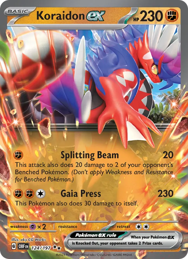 Koraidon ex card