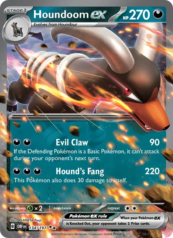 Houndoom ex card