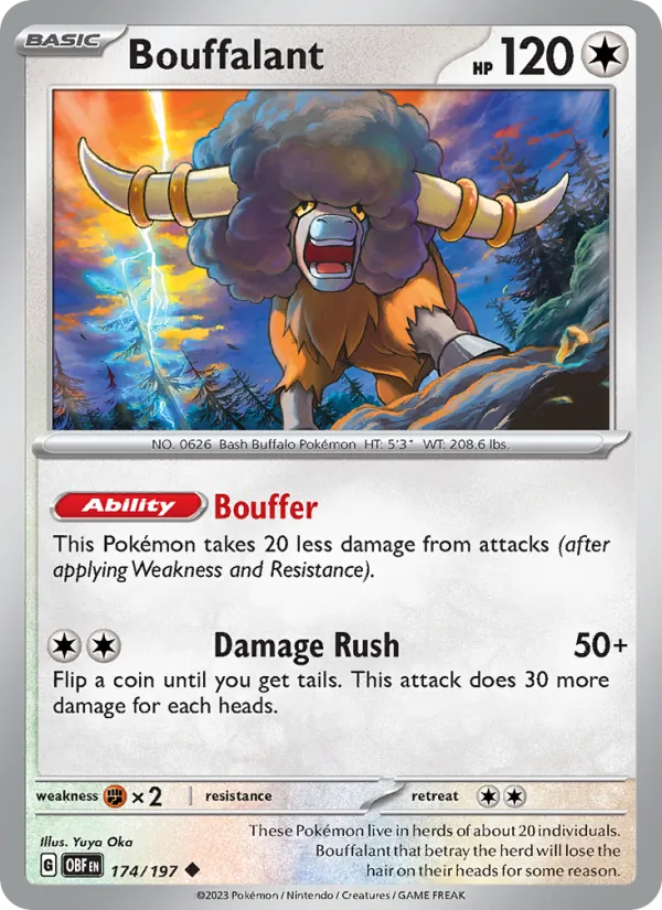 Bouffalant card