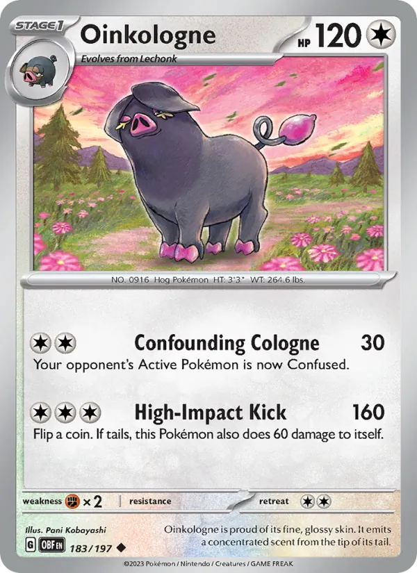 Oinkologne card