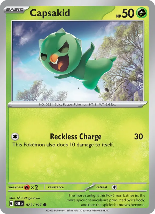 Capsakid card