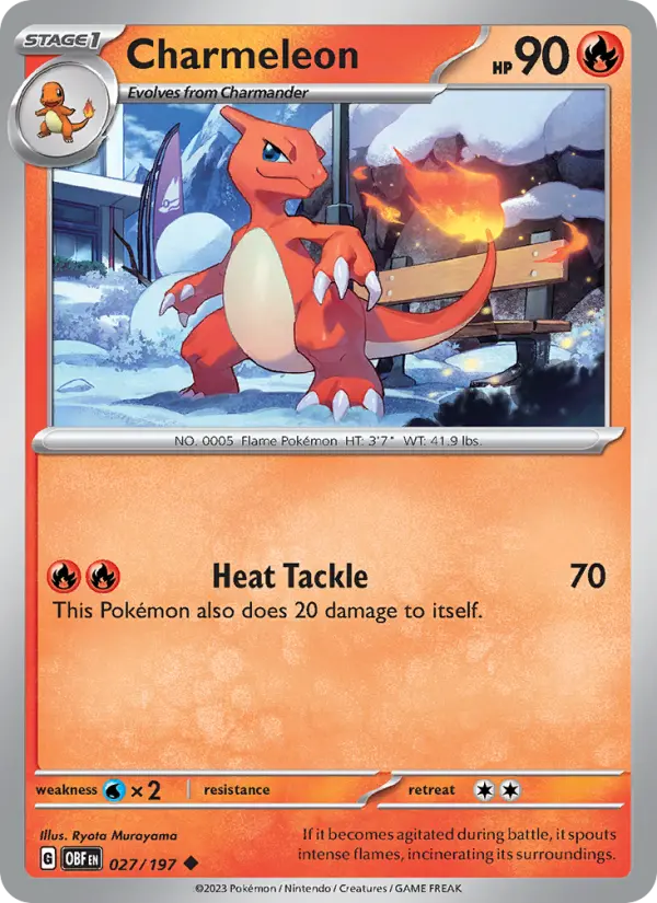 Charmeleon card