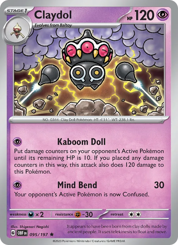 Claydol card
