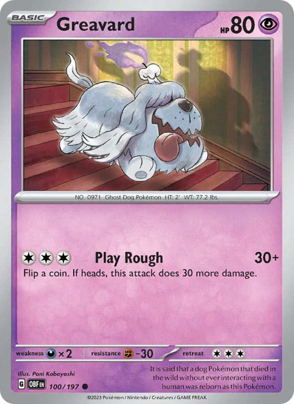 Greavard card