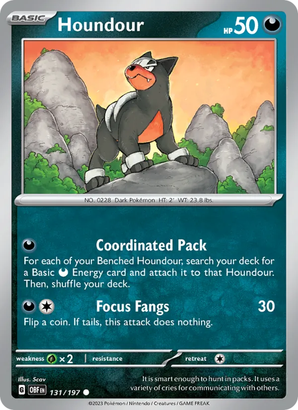 Houndour card