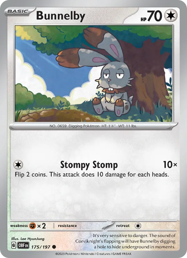 Bunnelby card