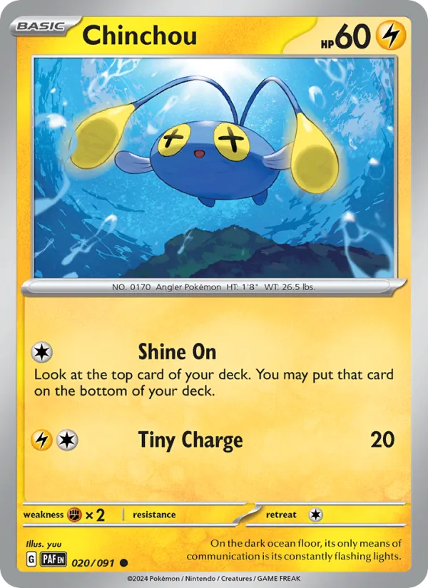 Chinchou card