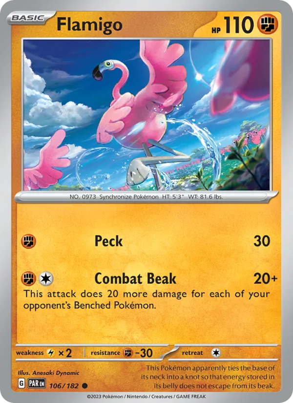 Flamigo card