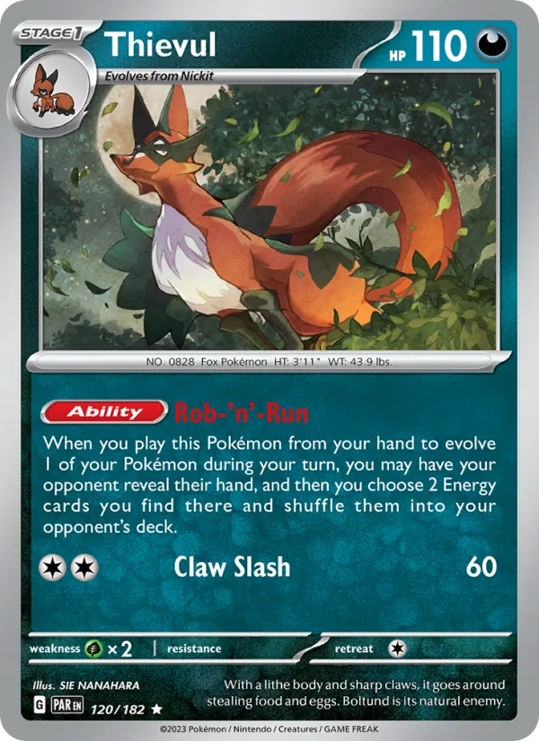 Thievul card