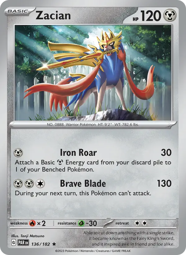 Zacian card