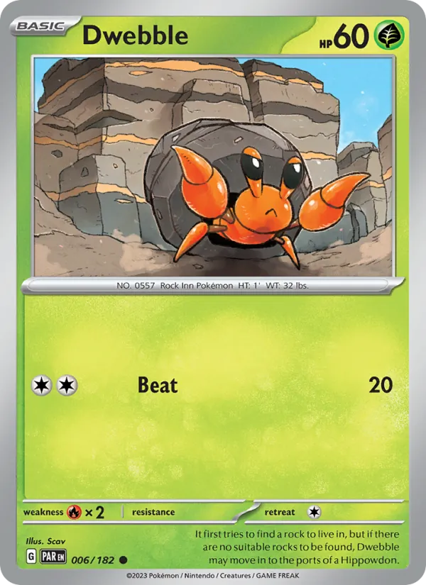 Dwebble card