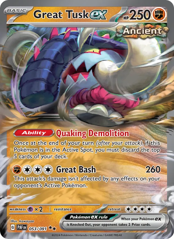 Great Tusk ex card