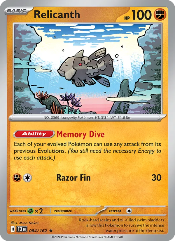 Relicanth card