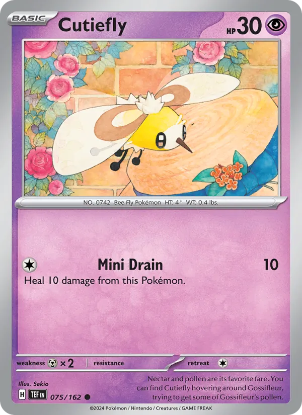 Cutiefly card