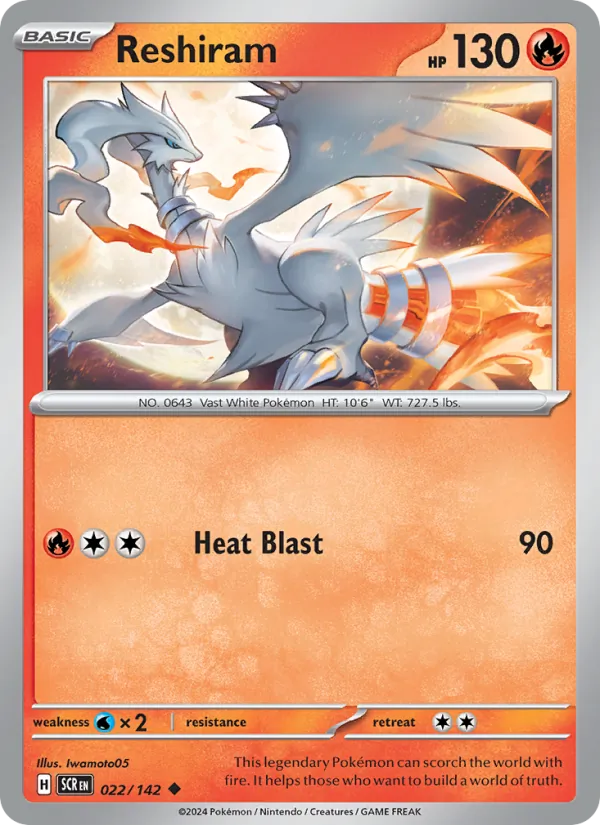Reshiram card