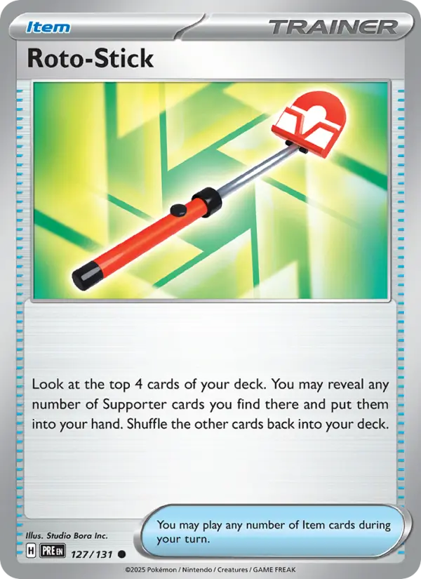 Roto-Stick card