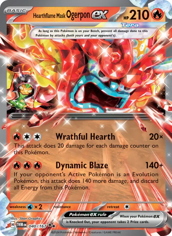 Hearthflame Mask Ogerpon ex card