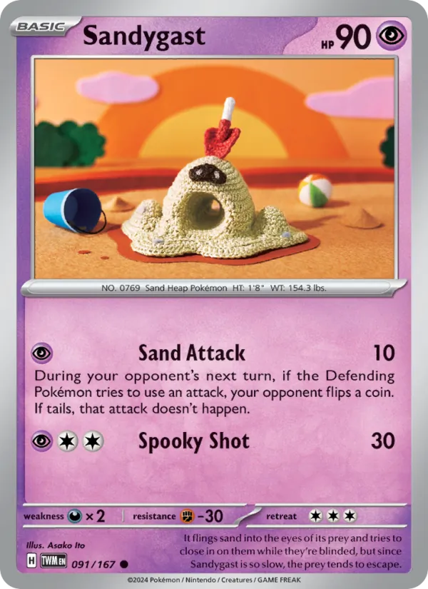 Sandygast card