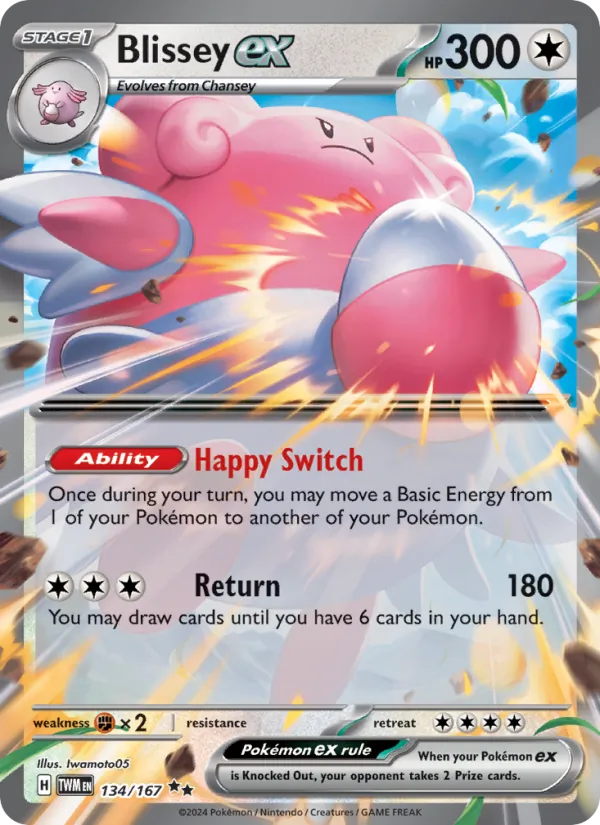 Blissey ex card