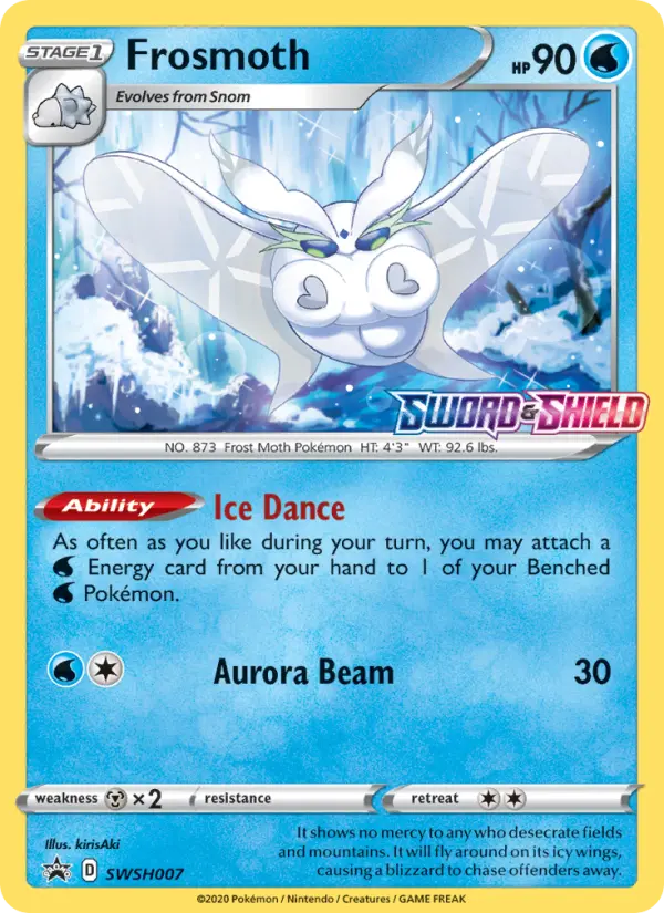 Frosmoth card
