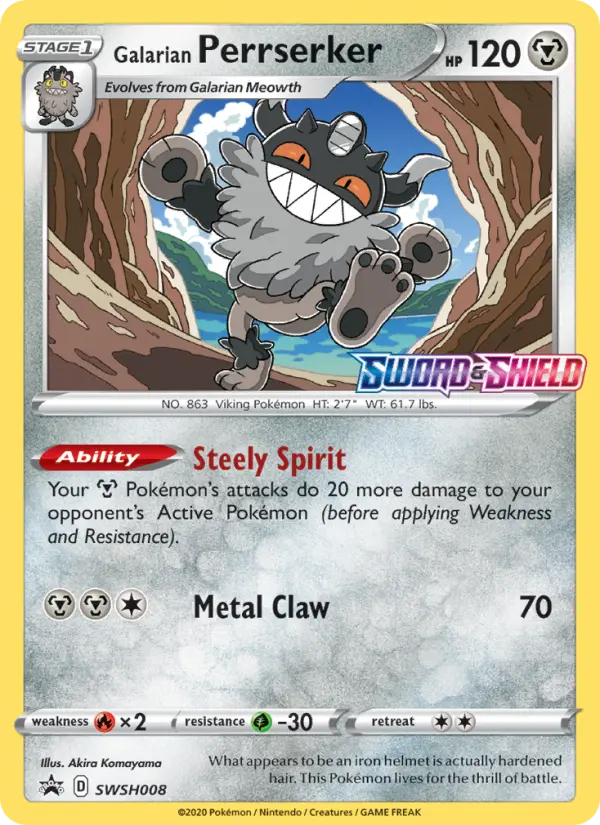 Galarian Perrserker card