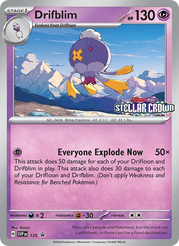 Drifblim card