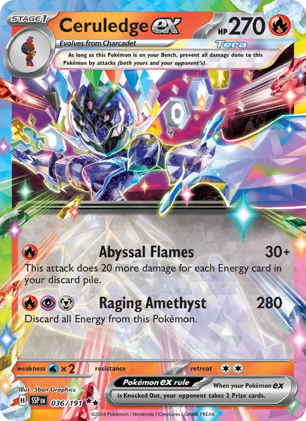 Ceruledge ex card