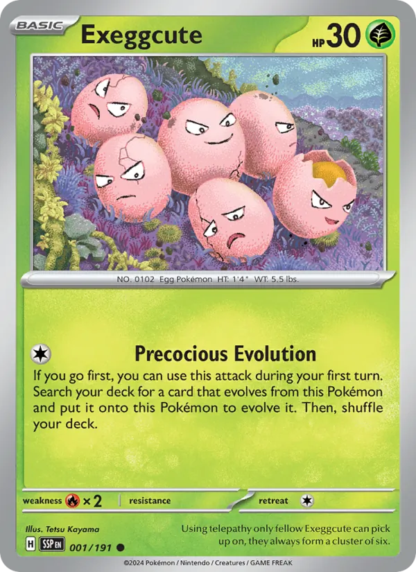 Exeggcute card