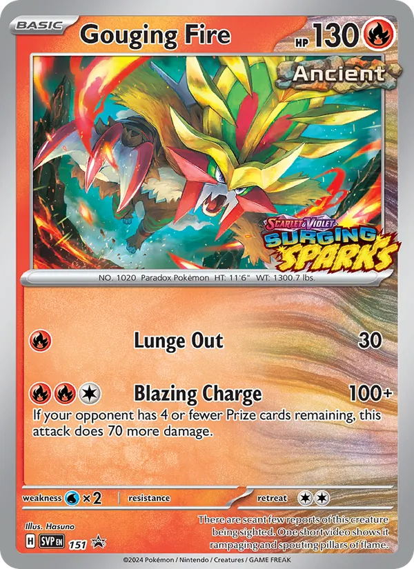 Gouging Fire card