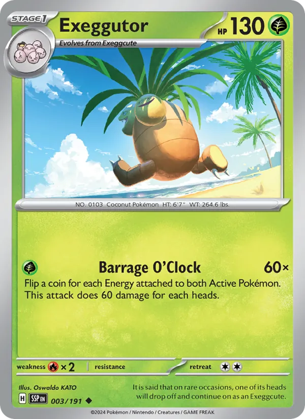 Exeggutor card