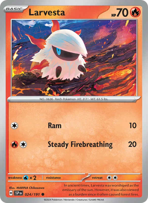 Larvesta card