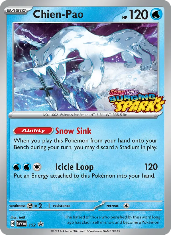 Chien-Pao card