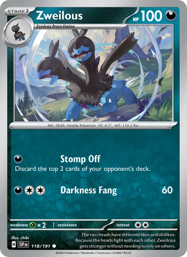 Zweilous card
