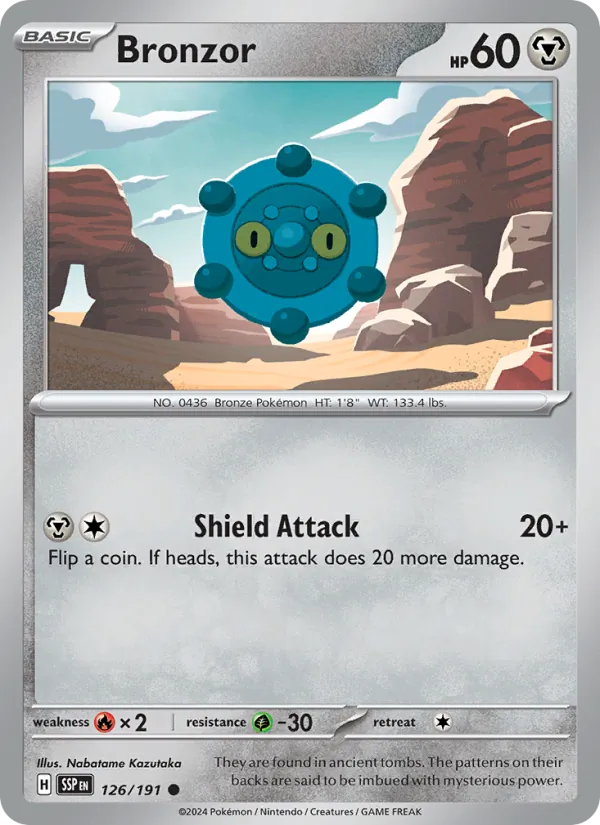 Bronzor card