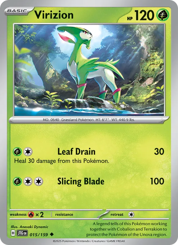 Virizion card