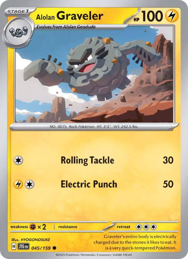Alolan Graveler card