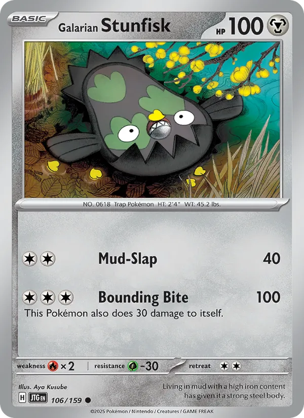 Galarian Stunfisk card
