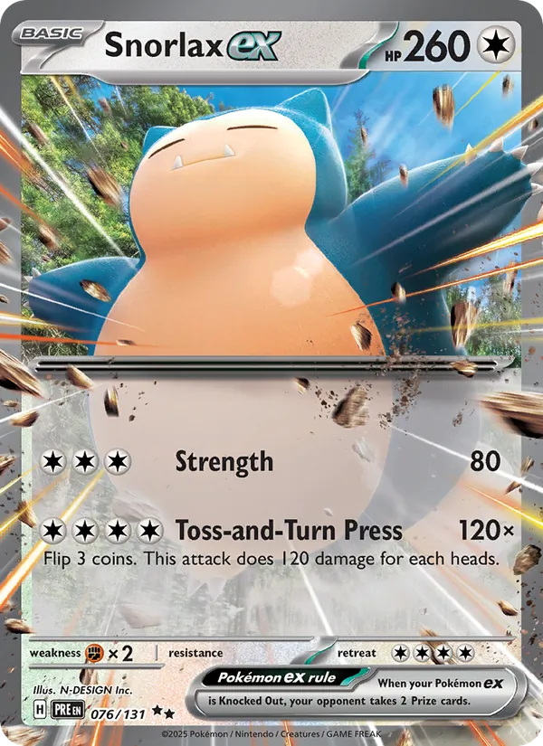 Snorlax ex card