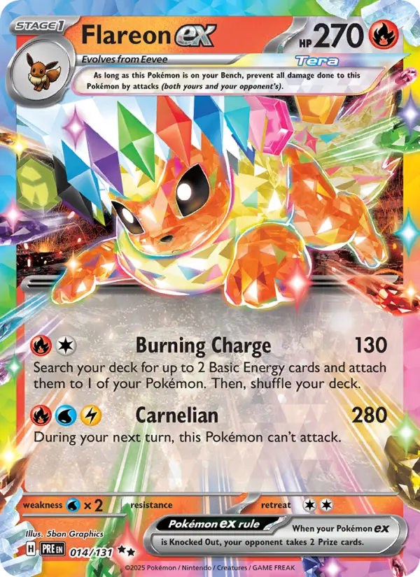 Flareon ex card