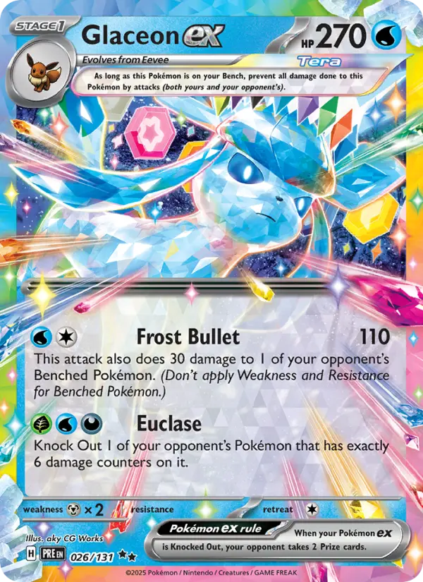 Glaceon ex card