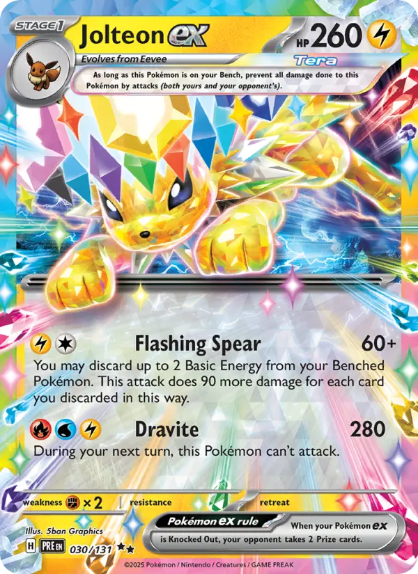 Jolteon ex card