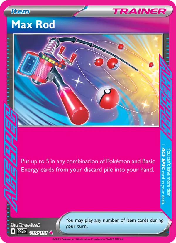 Max Rod card