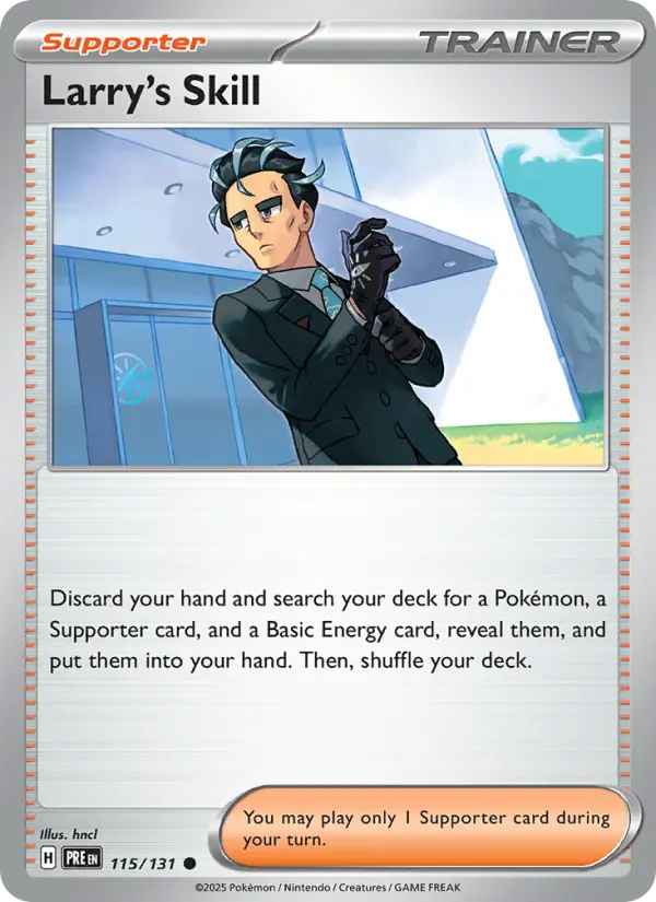 Larry's Skill card