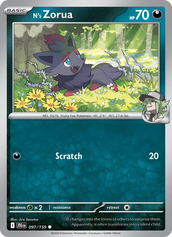 N's Zorua card